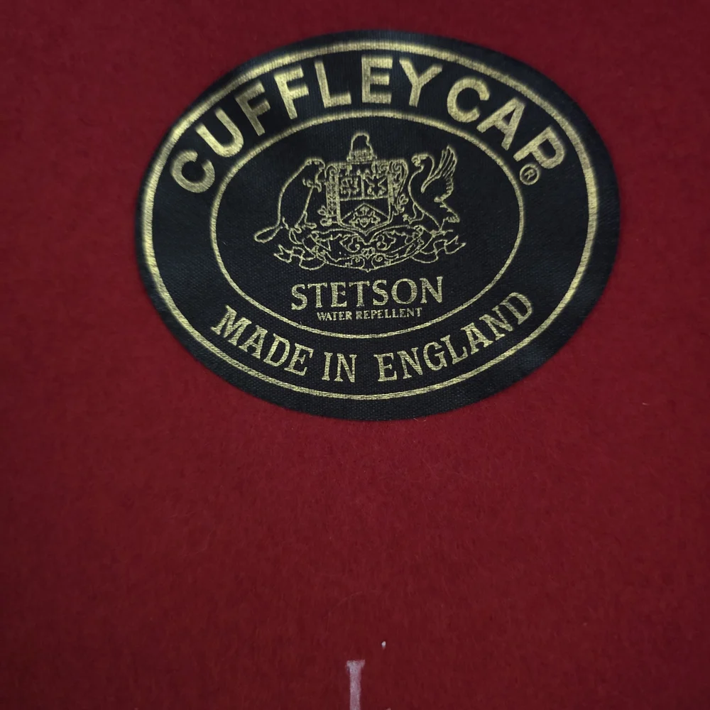 Vintage Stetson Red Cuffley CAP Made In England PRISTINE!! - Picture 6 of 6